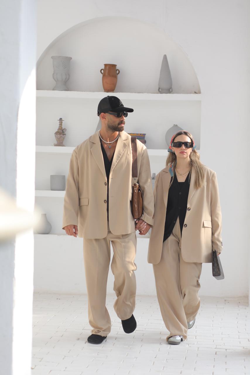 OverSized Linen Suit For Her