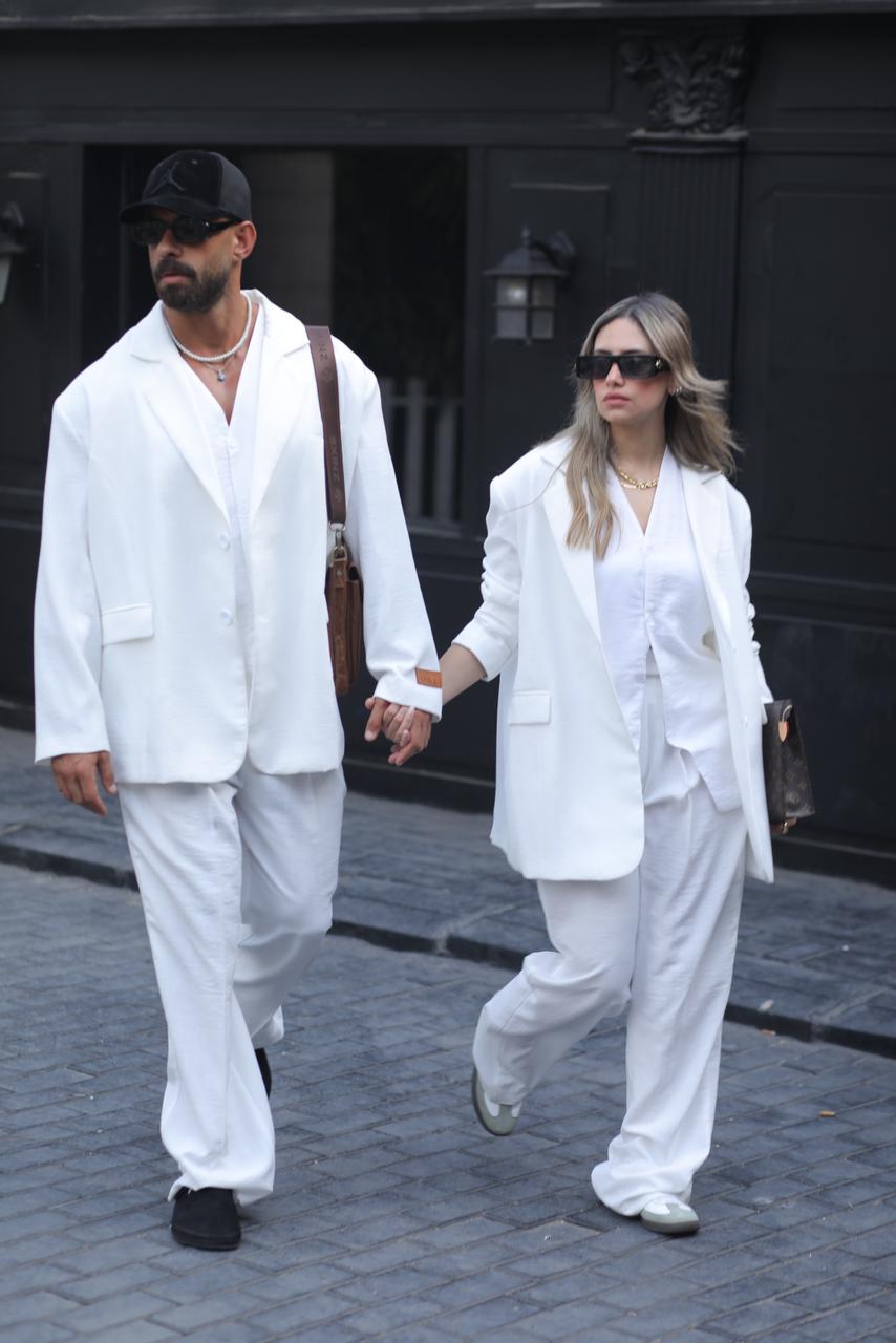 OverSized Linen Suit For Her