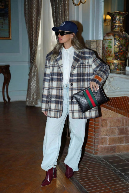 Heritage chic blazer in Beige - For Her