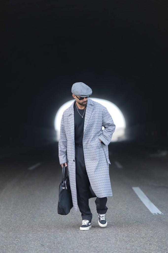 White Long Wool Coat For Him
