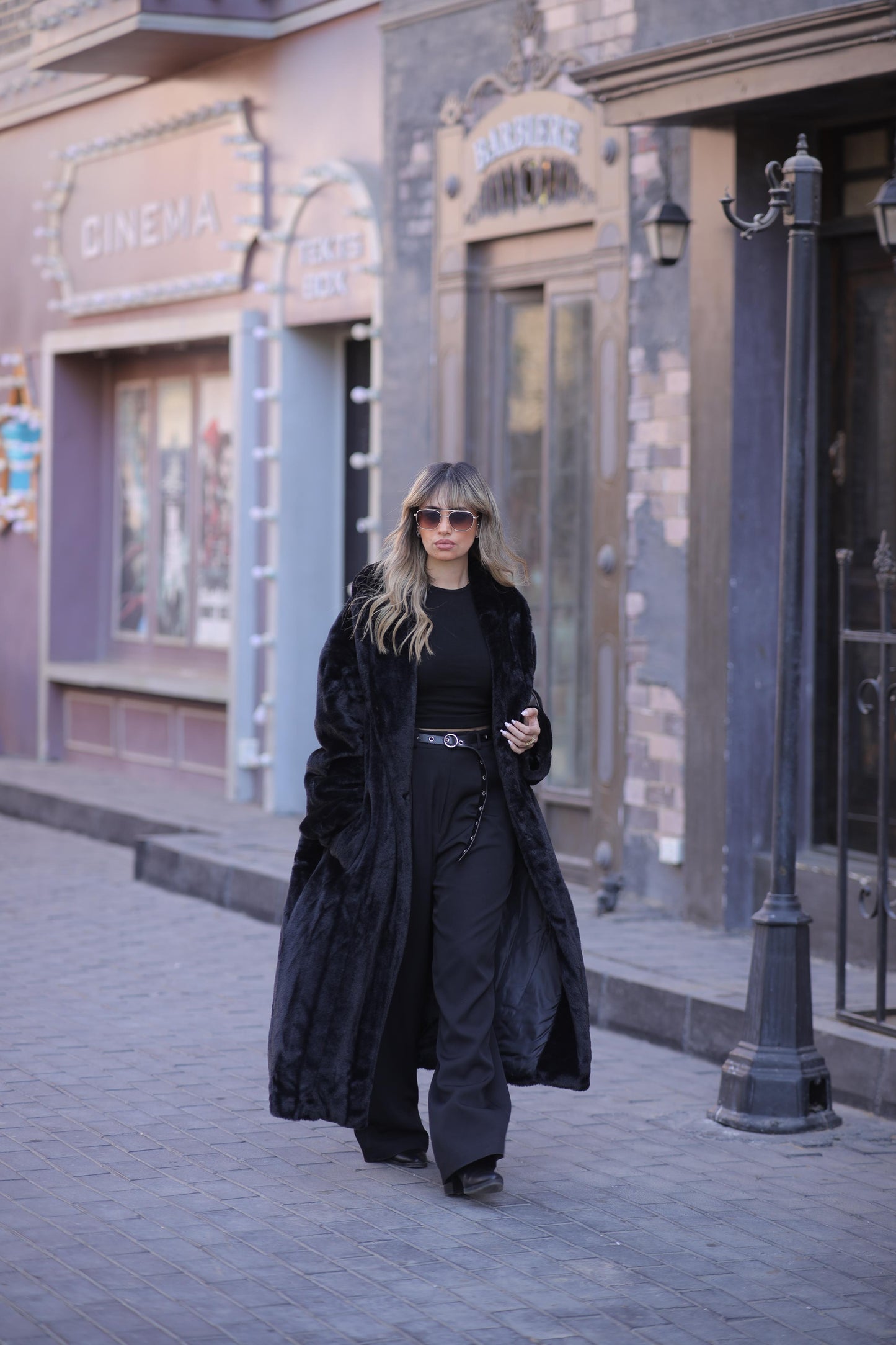 Fur long coat For Her