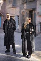 Fur long coat - Couples Bundle