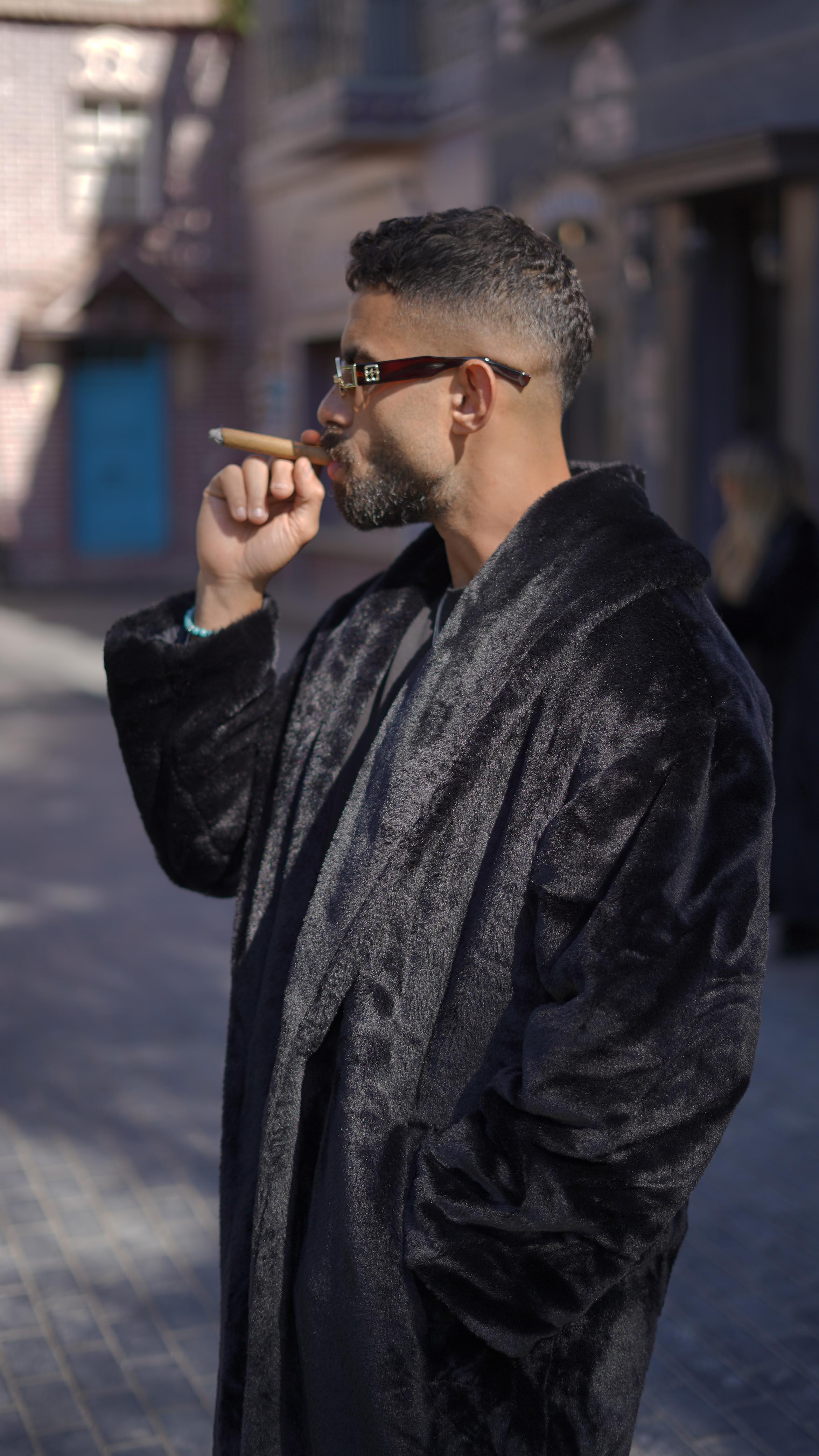 Fur long coat For Him