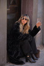 Fur long coat For Her