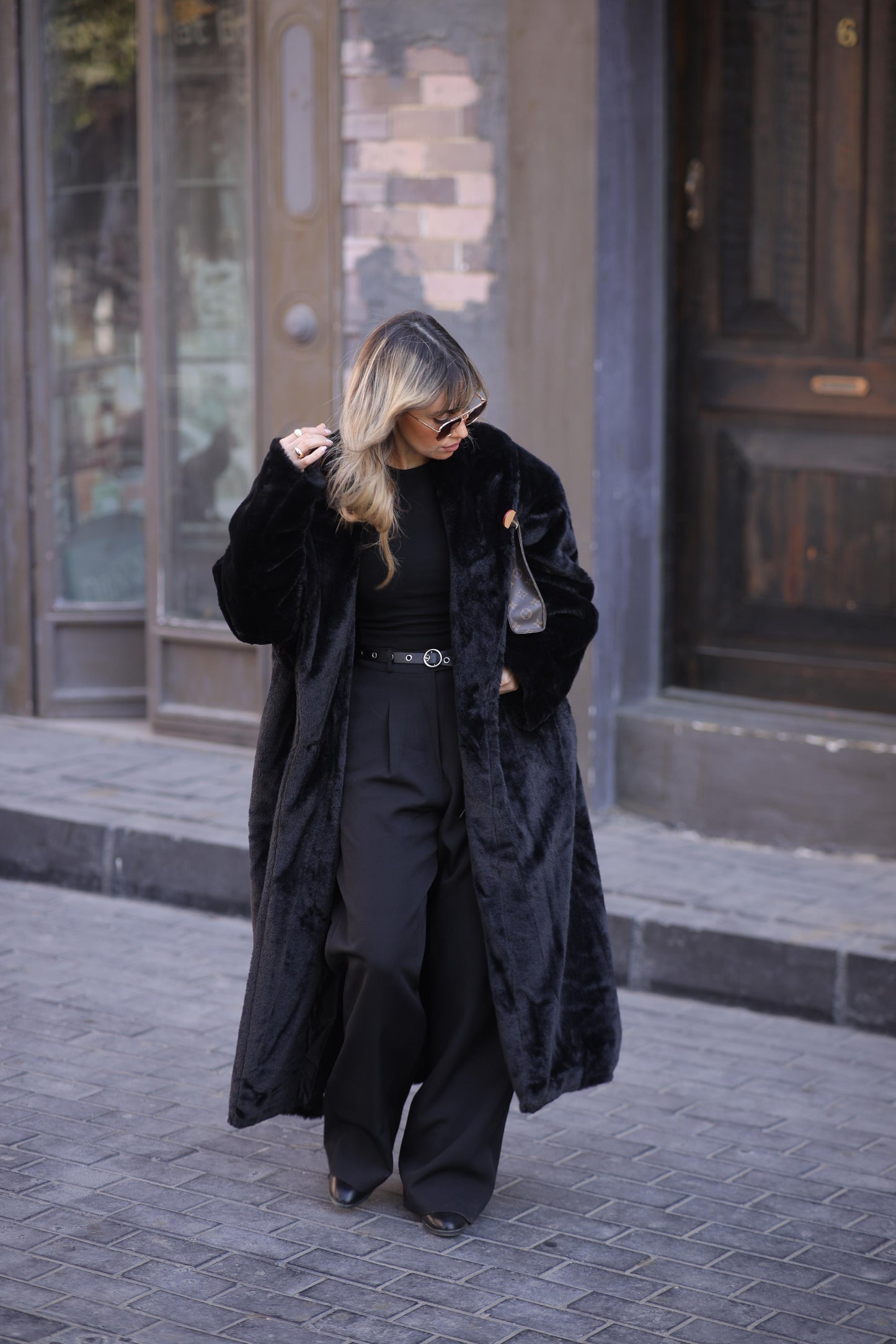 Fur long coat For Her