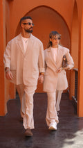 Freeborn oversized suit "F