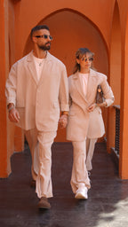 Freeborn oversized suit "F