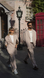 Freeborn oversized suit "F