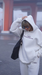 Cozy oversized hoodie set