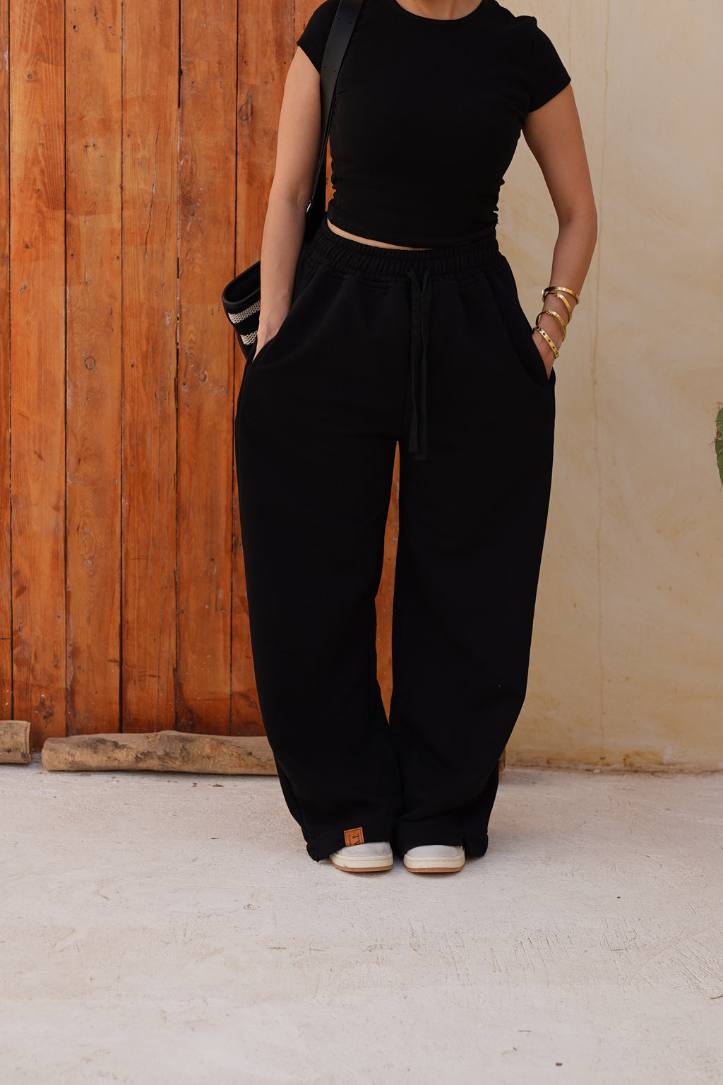 Sleek Milton Wide Pants "F