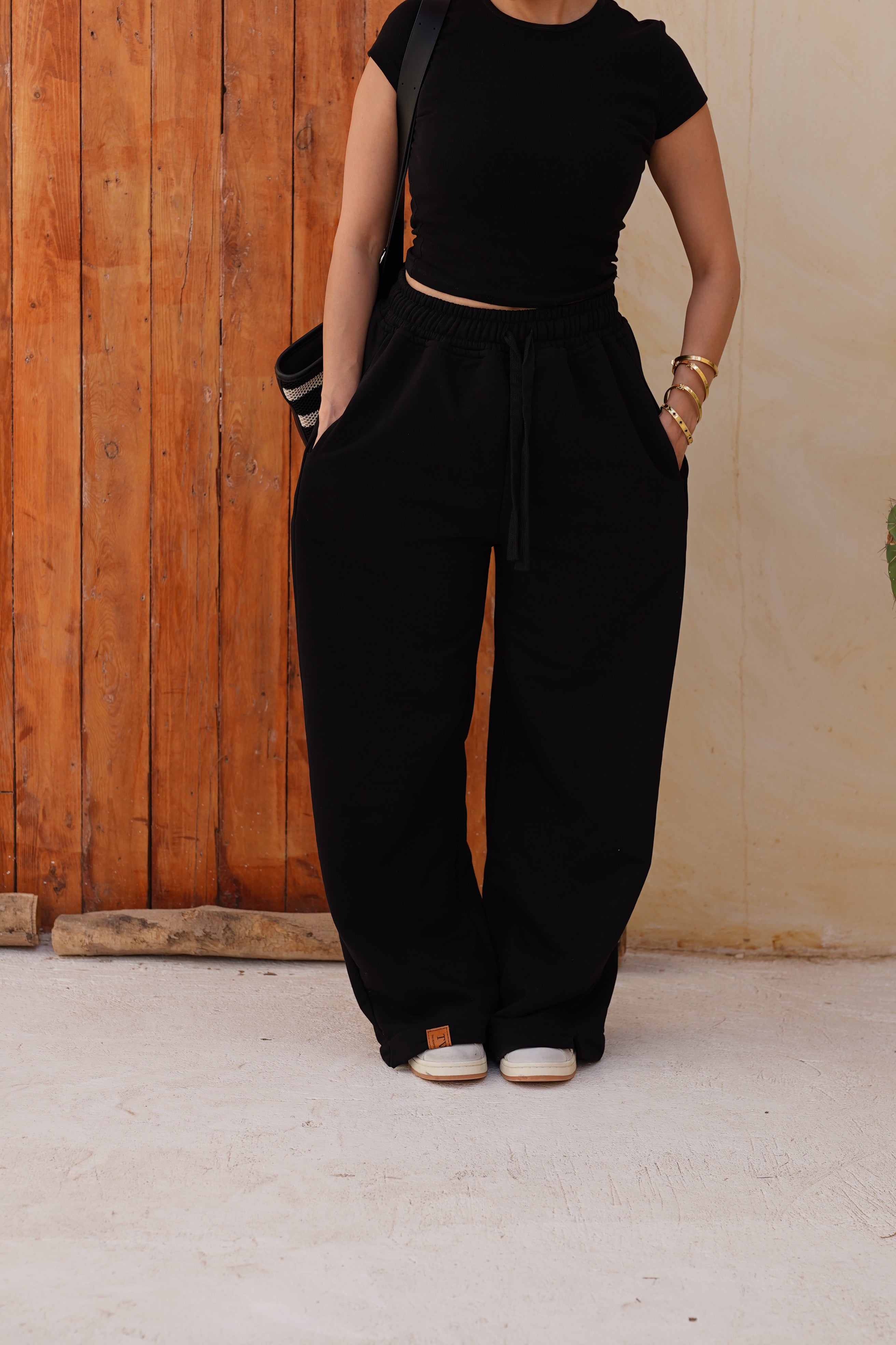 Sleek Milton Wide Pants "F