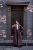 Leather trench coat For Her
