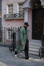 Leather trench coat For Him