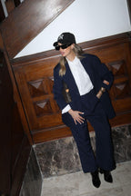 Freeborn oversized suit "F