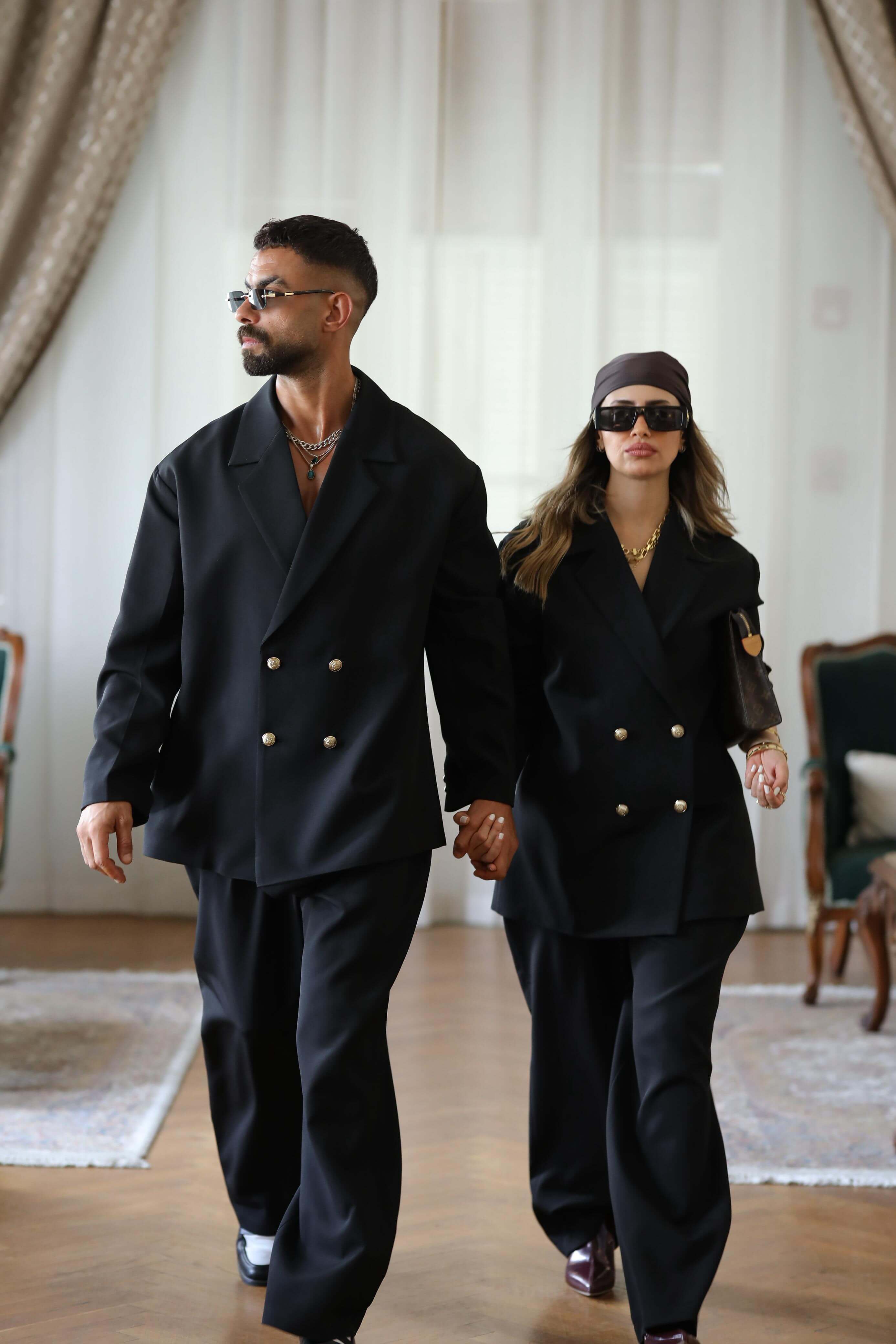 Midnight elegance suit - couples bundle