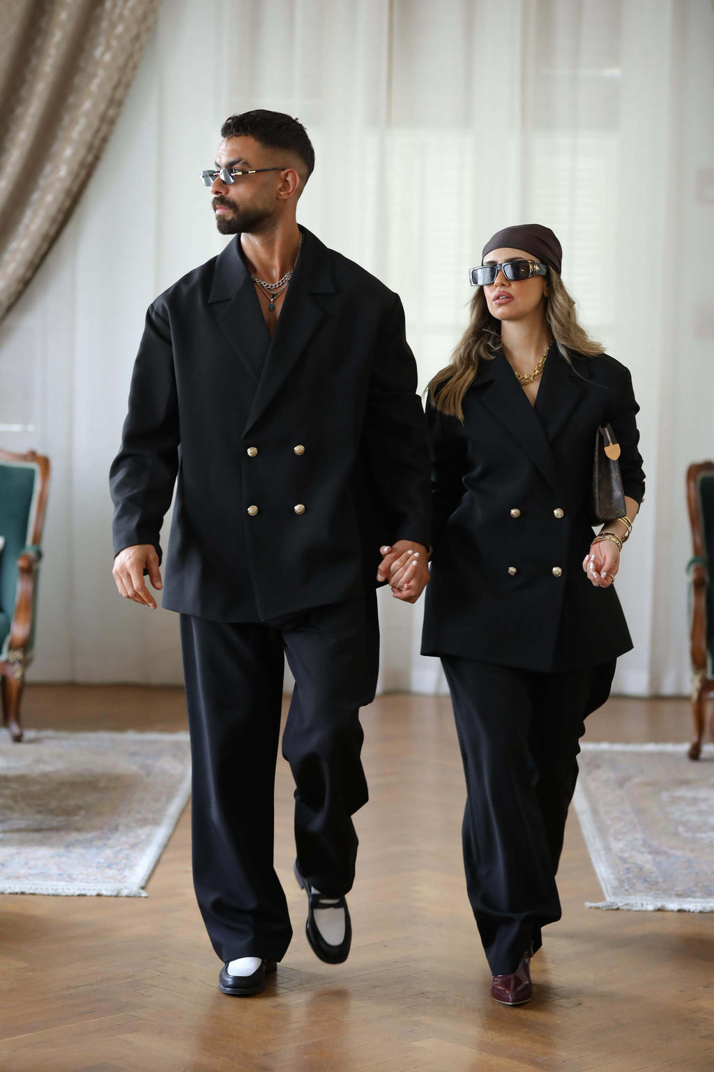Midnight elegance suit - couples bundle