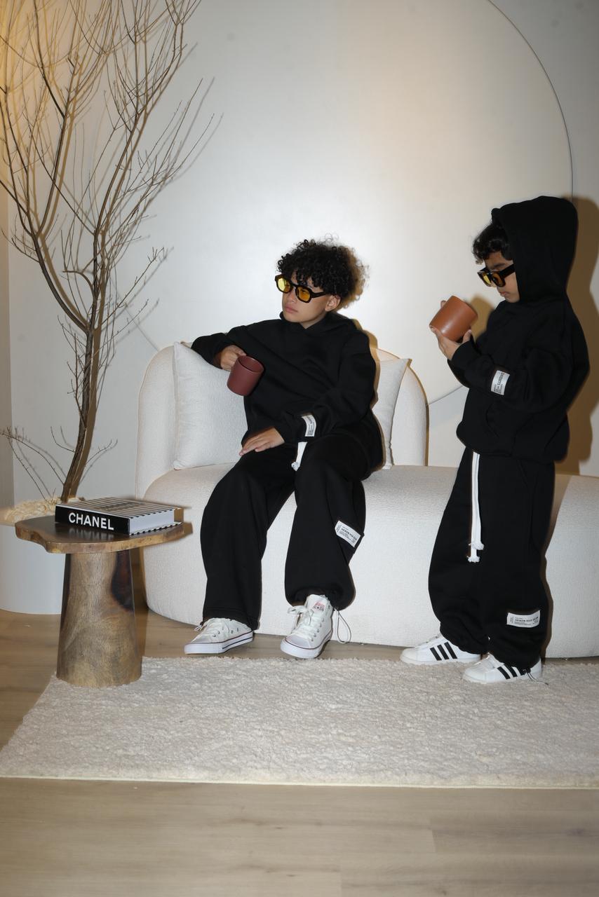 signature oversized kids hoodie set