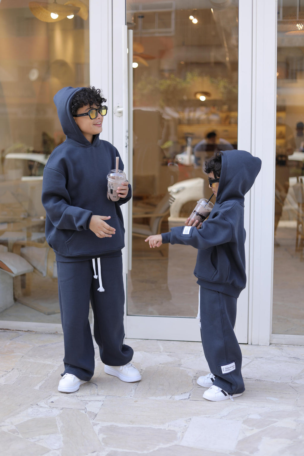 signature oversized kids hoodie set