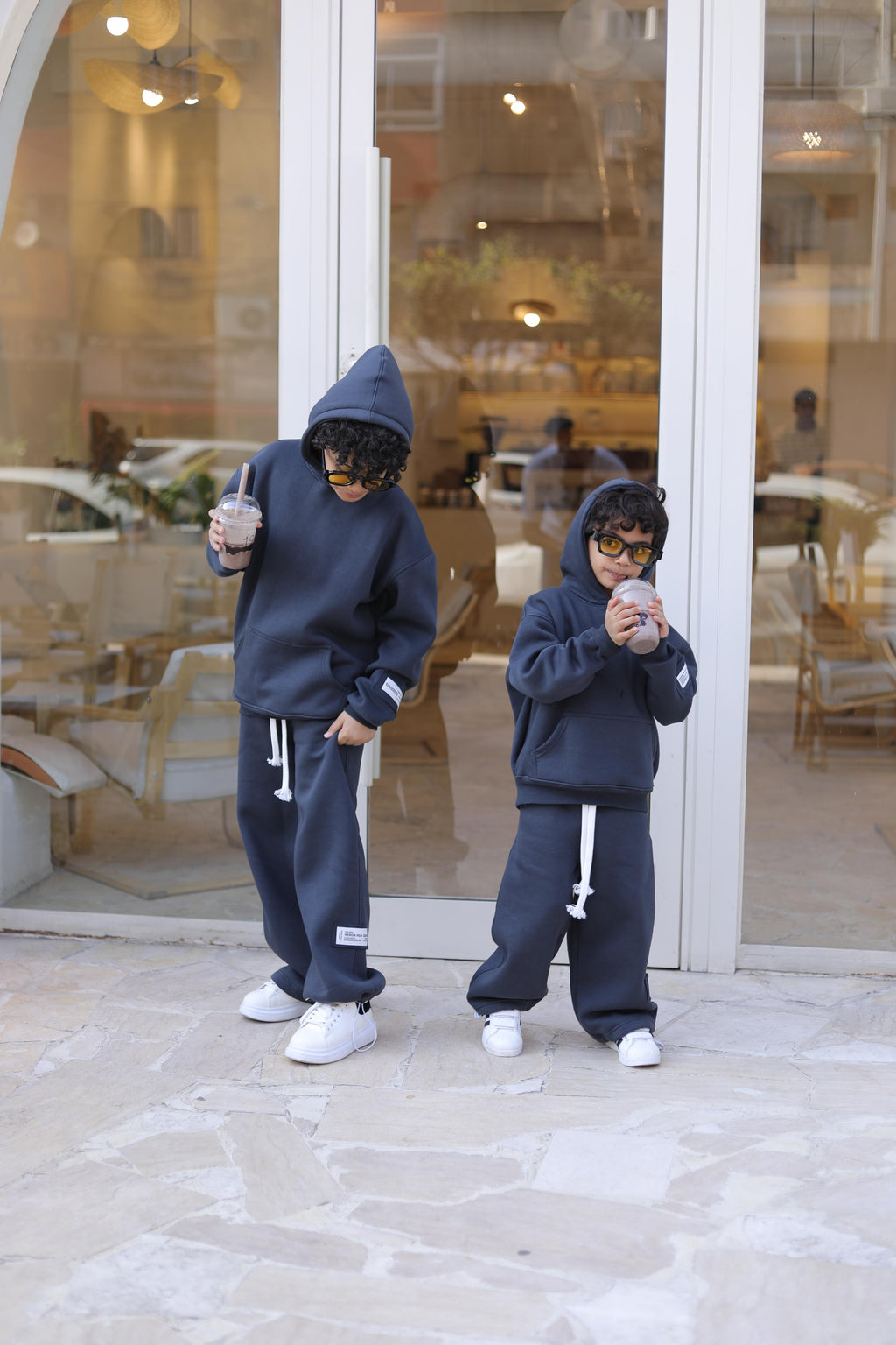 signature oversized kids hoodie set