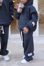 signature oversized kids hoodie set