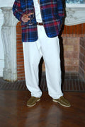 White Cargo Male Pants