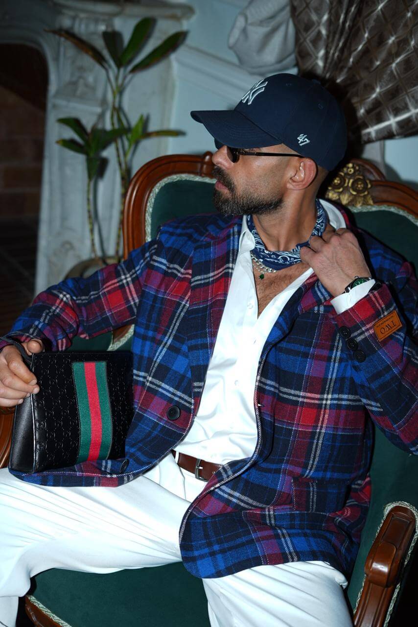 Heritage chic blazer in red - For Him