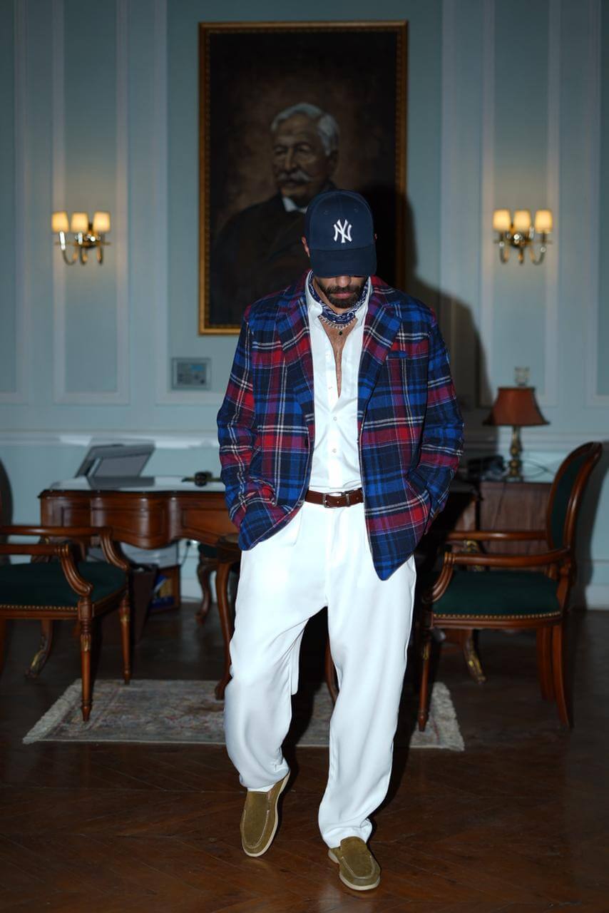 Heritage chic blazer in red - For Him