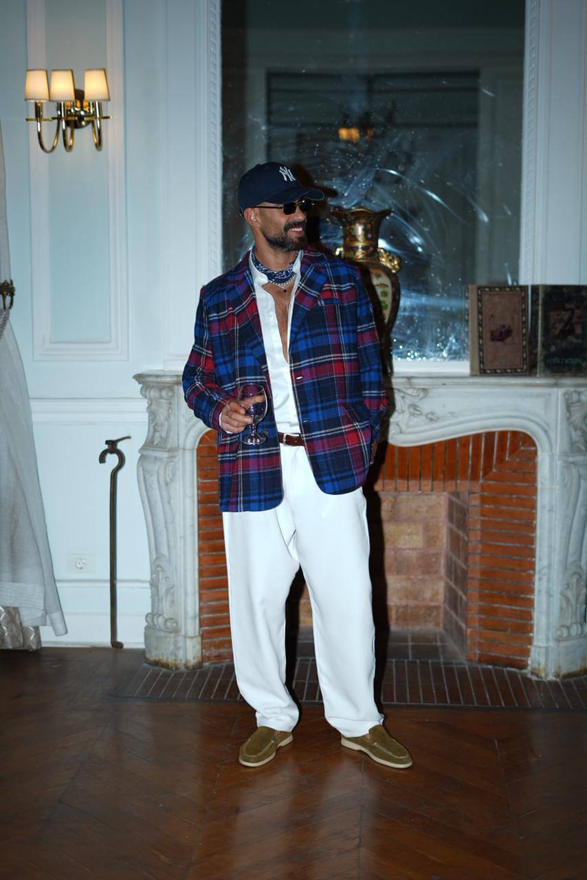 Heritage chic blazer in red - For Him