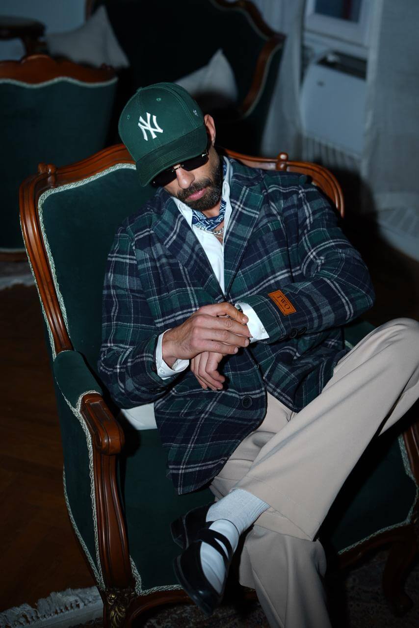 Heritage chic blazer In Green - Couples Bundle