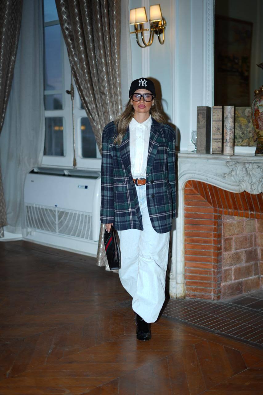 Heritage chic blazer in green - For Her