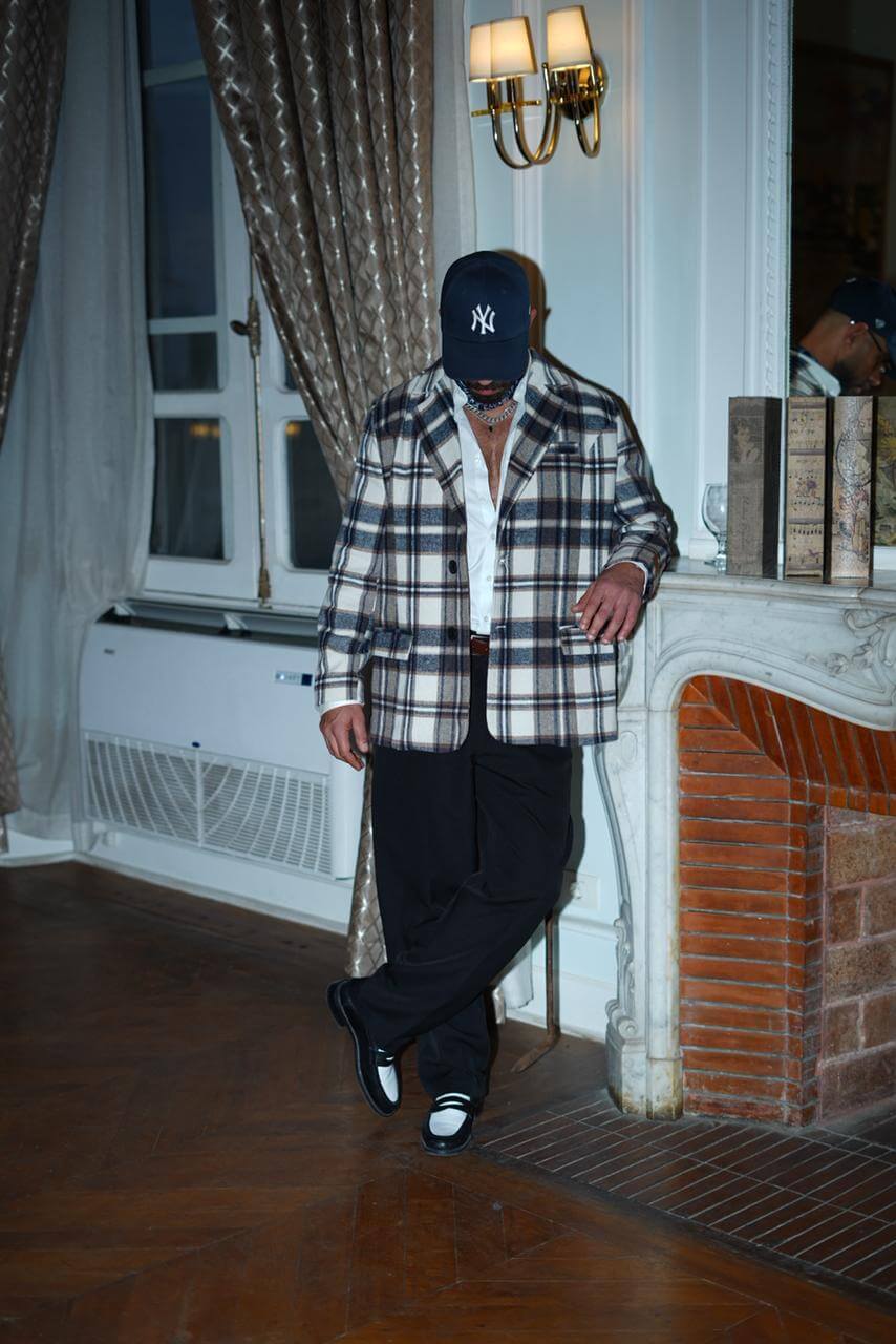 Heritage chic blazer in beige - For Him