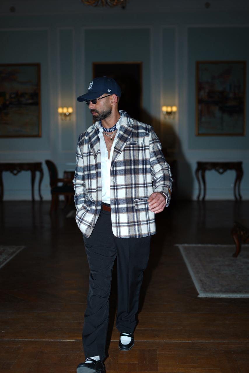 Heritage chic blazer In Beige - Couples Bundle