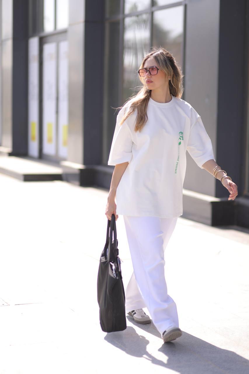 Oversized printed Tee For Her