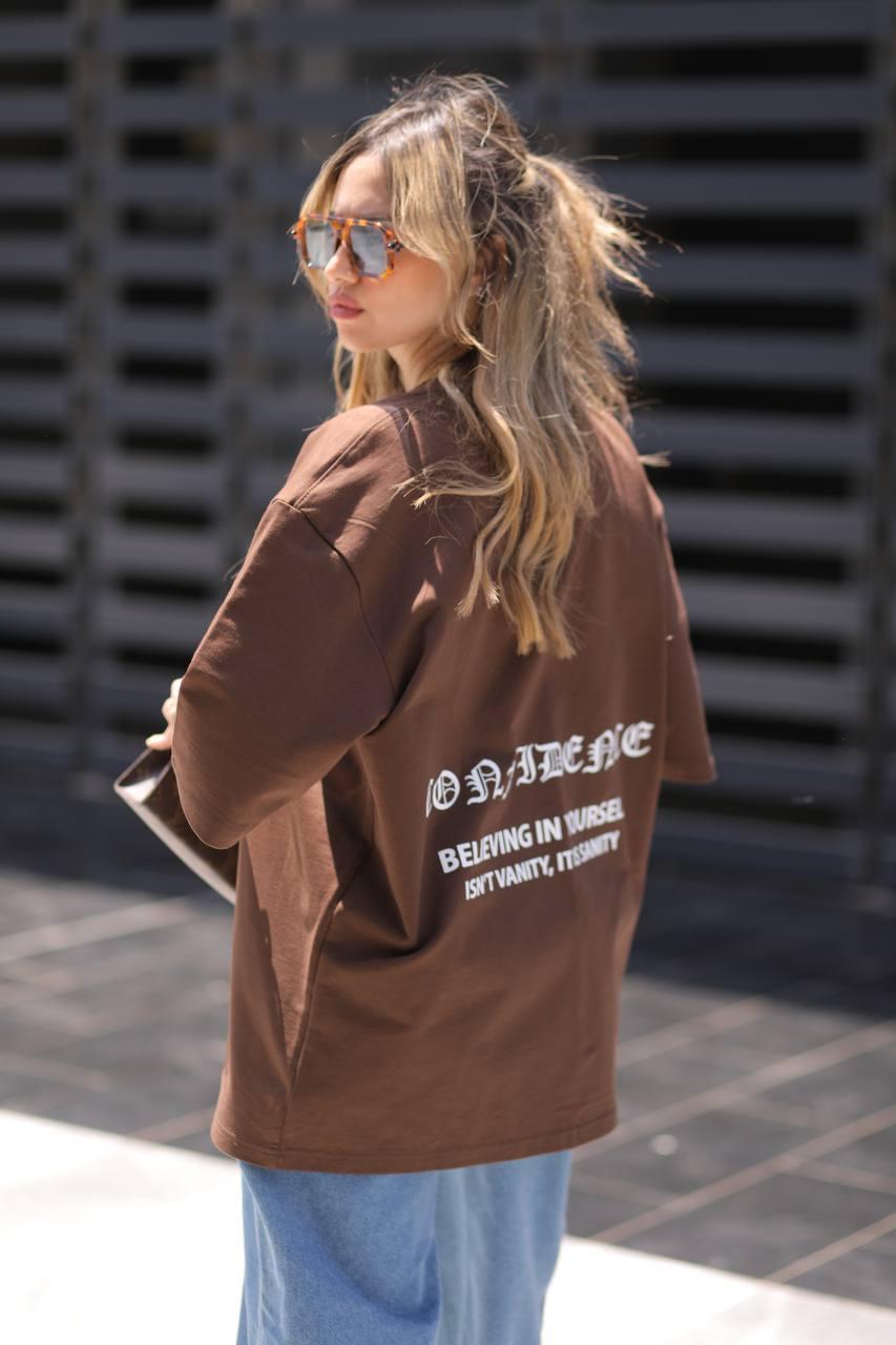 Oversized printed Tee For Her