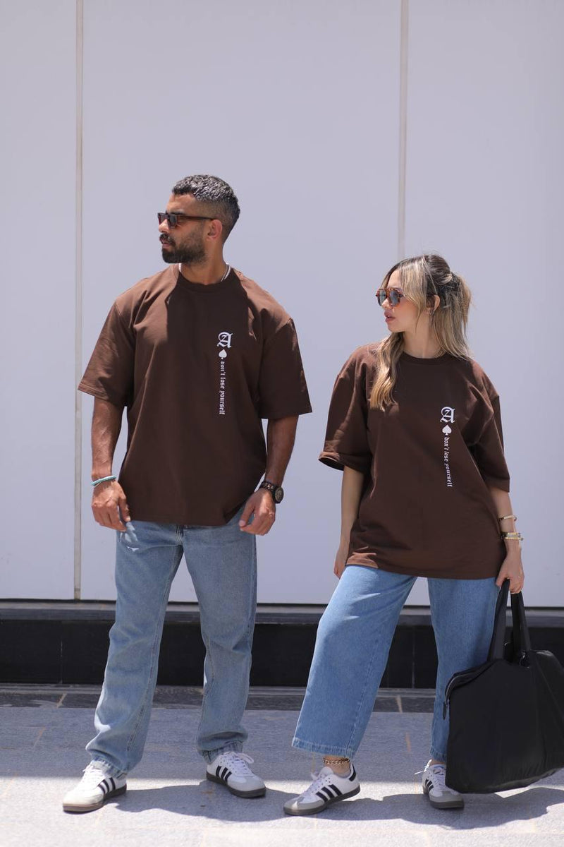 Oversized printed Two T shirts (Couple)