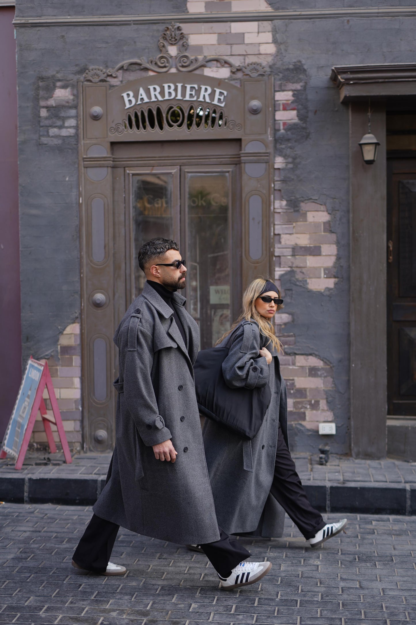 Wool trench coat - couples bundle