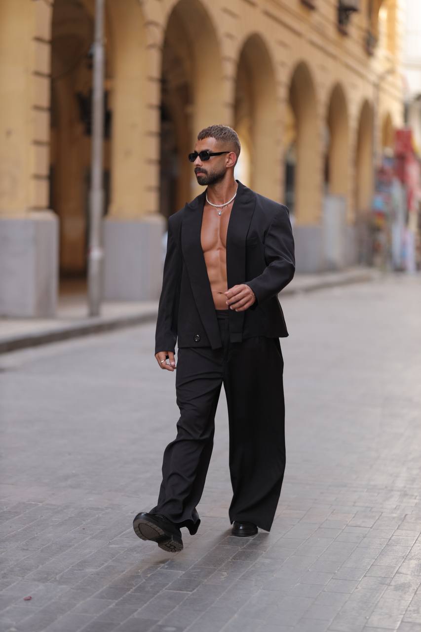 Oversized One-button Gelso Suit For Him