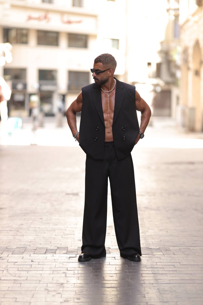 Oversized Short-Cut Tansy Suit For Him