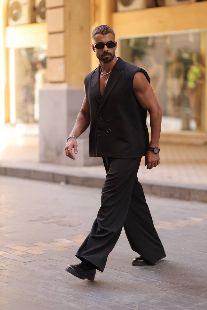 Oversized Short-Cut Tansy Suit For Him